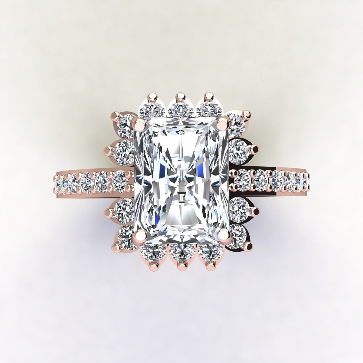 Woman Ring 3d Pring Model 3D print model_4