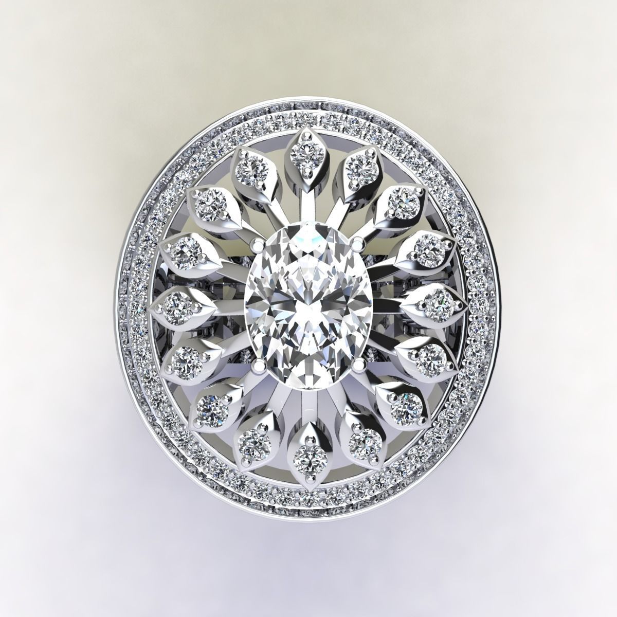 Woman Ring 3d Pring Model 3D print model_5