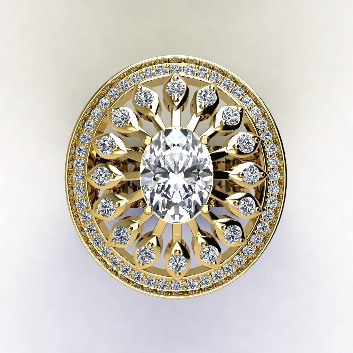 Woman Ring 3d Pring Model 3D print model_3