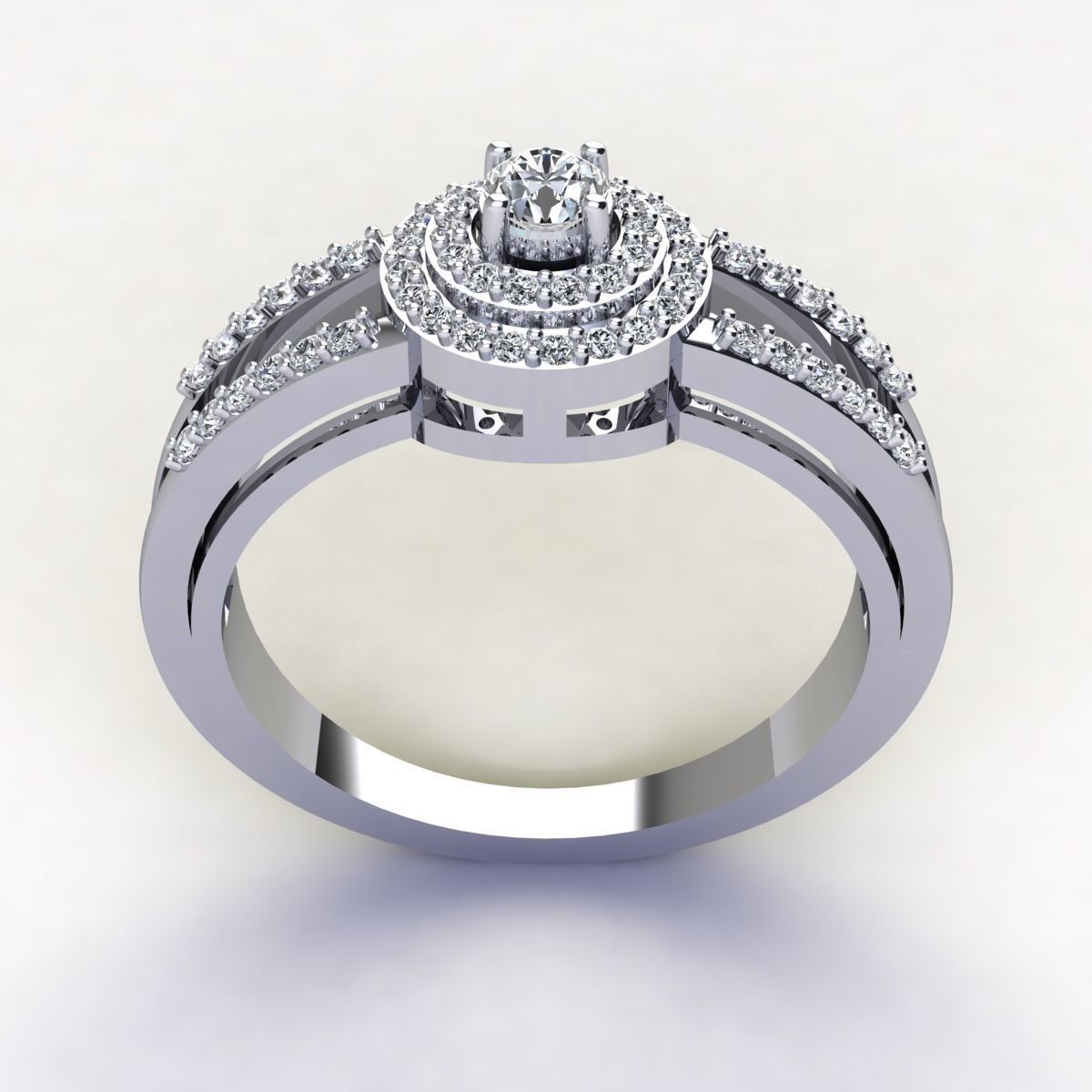 Woman Ring 3d Pring Model 3D print model_12