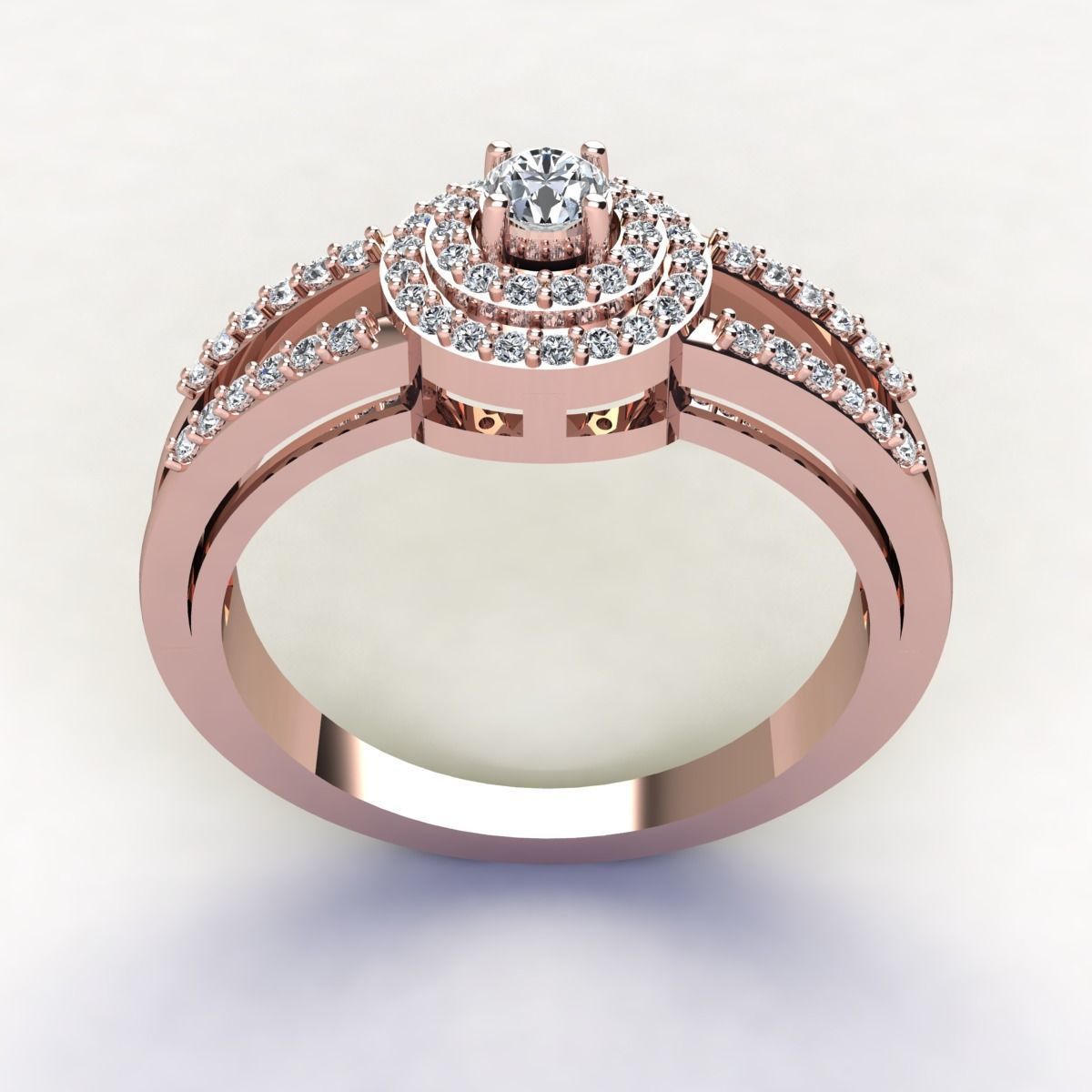 Woman Ring 3d Pring Model 3D print model_11