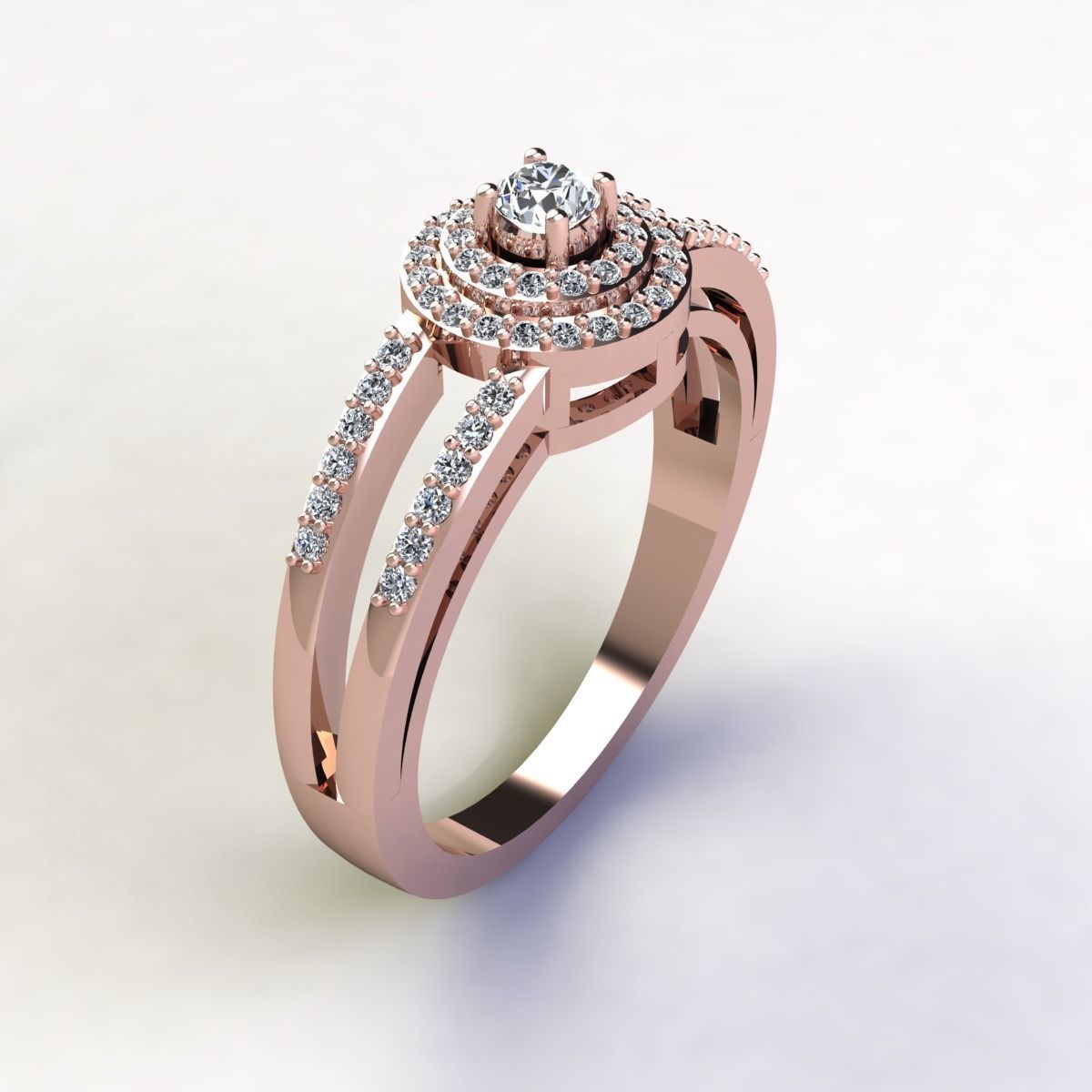 Woman Ring 3d Pring Model 3D print model_1