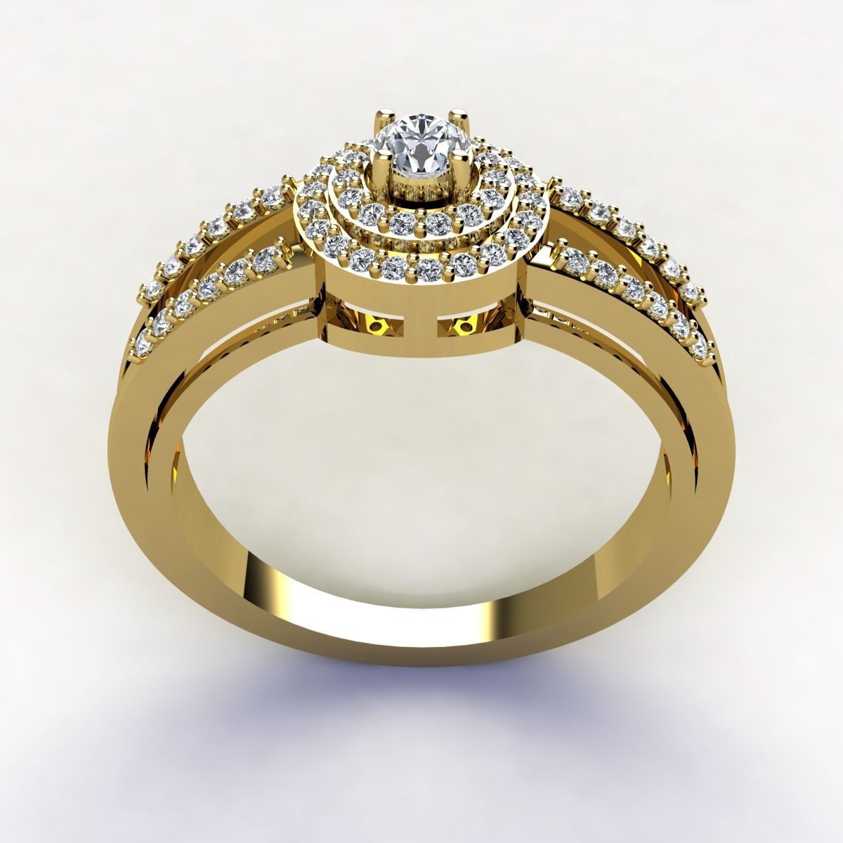 Woman Ring 3d Pring Model 3D print model_10