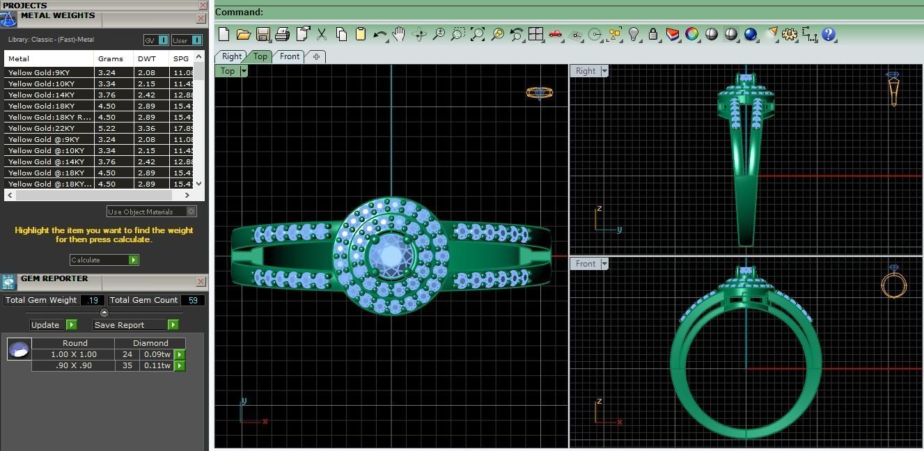 Woman Ring 3d Pring Model 3D print model_2