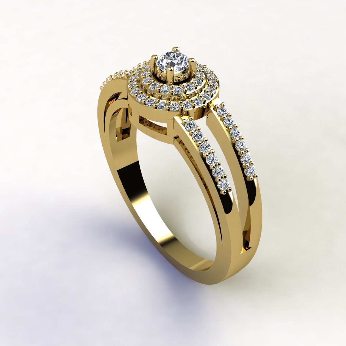 Woman Ring 3d Pring Model 3D print model_3
