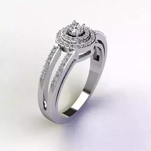 Woman Ring 3d Pring Model