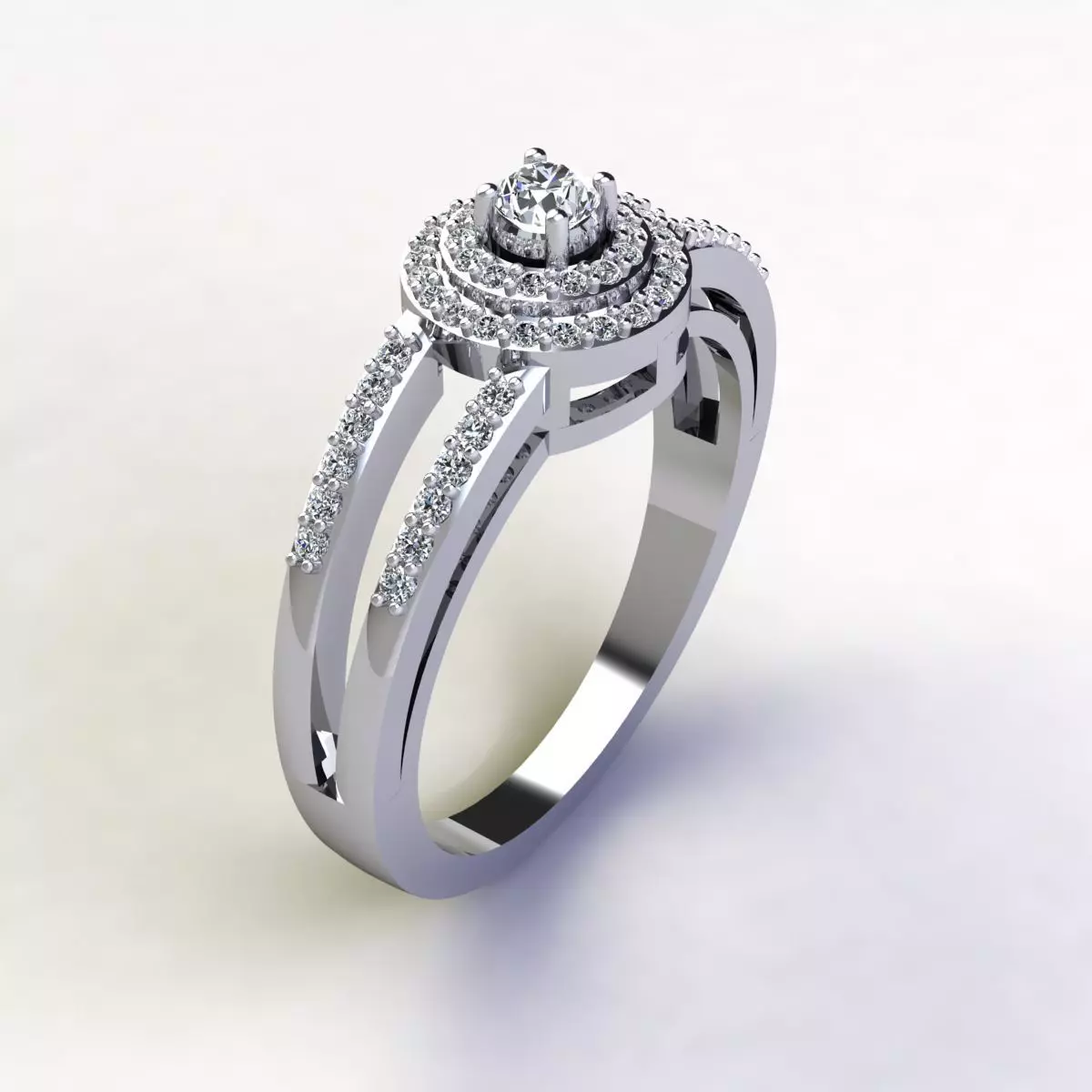 Woman Ring 3d Pring Model 3D print model_0