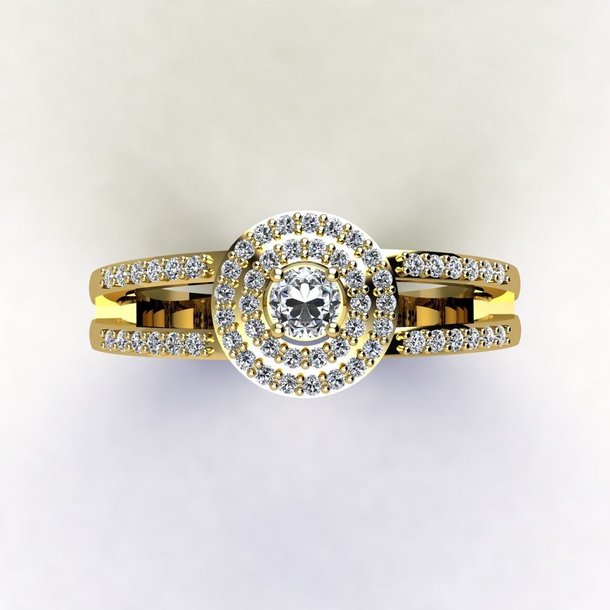 Woman Ring 3d Pring Model 3D print model_4