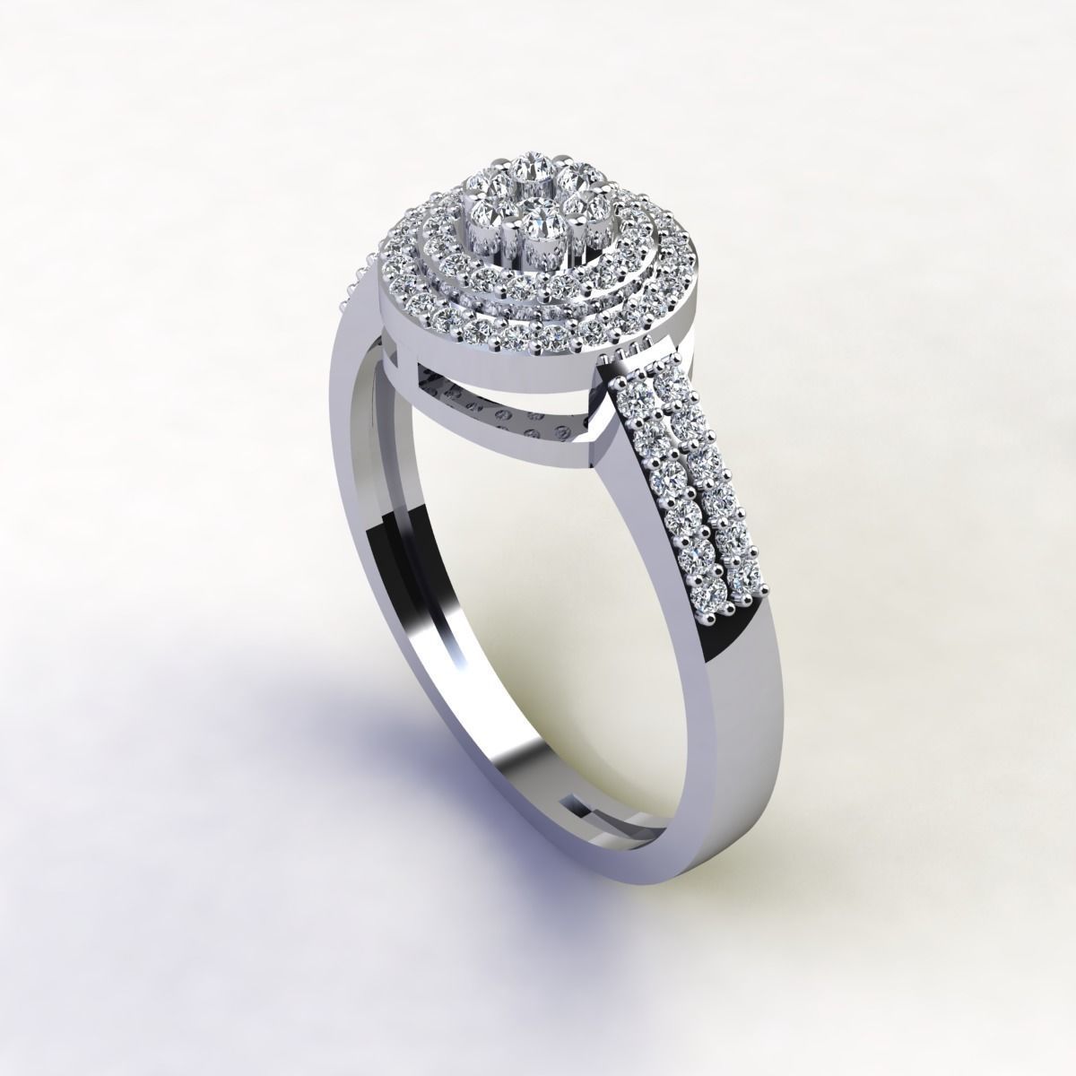 Woman Ring 3d Pring Model 3D print model_7