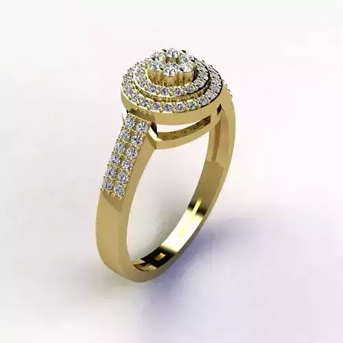 Woman Ring 3d Pring Model