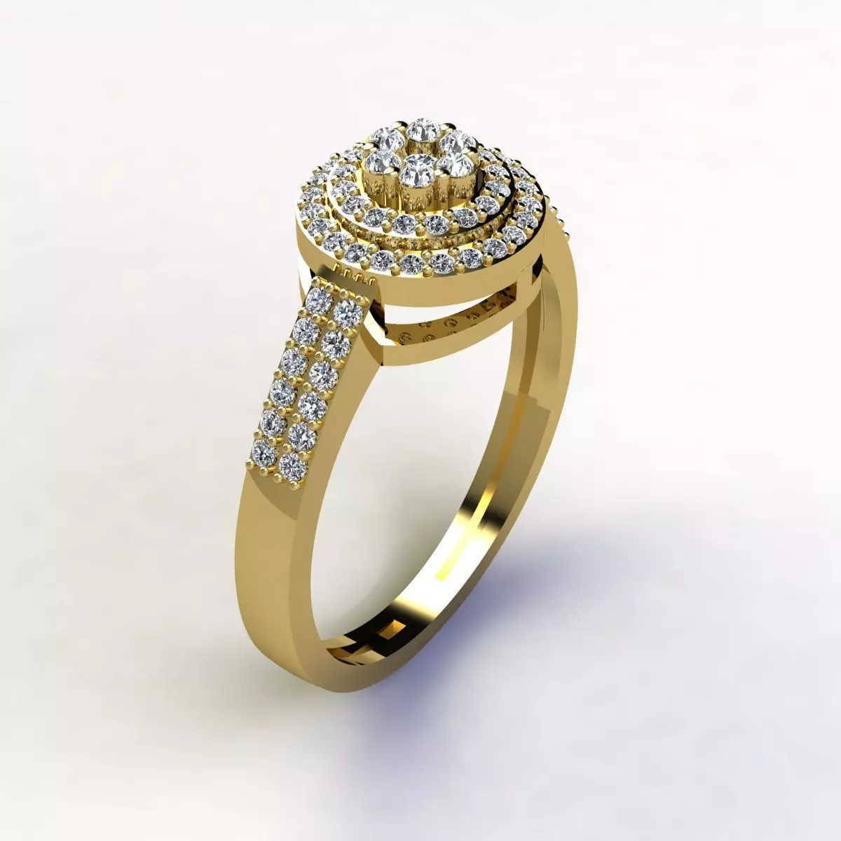 Woman Ring 3d Pring Model 3D print model_0