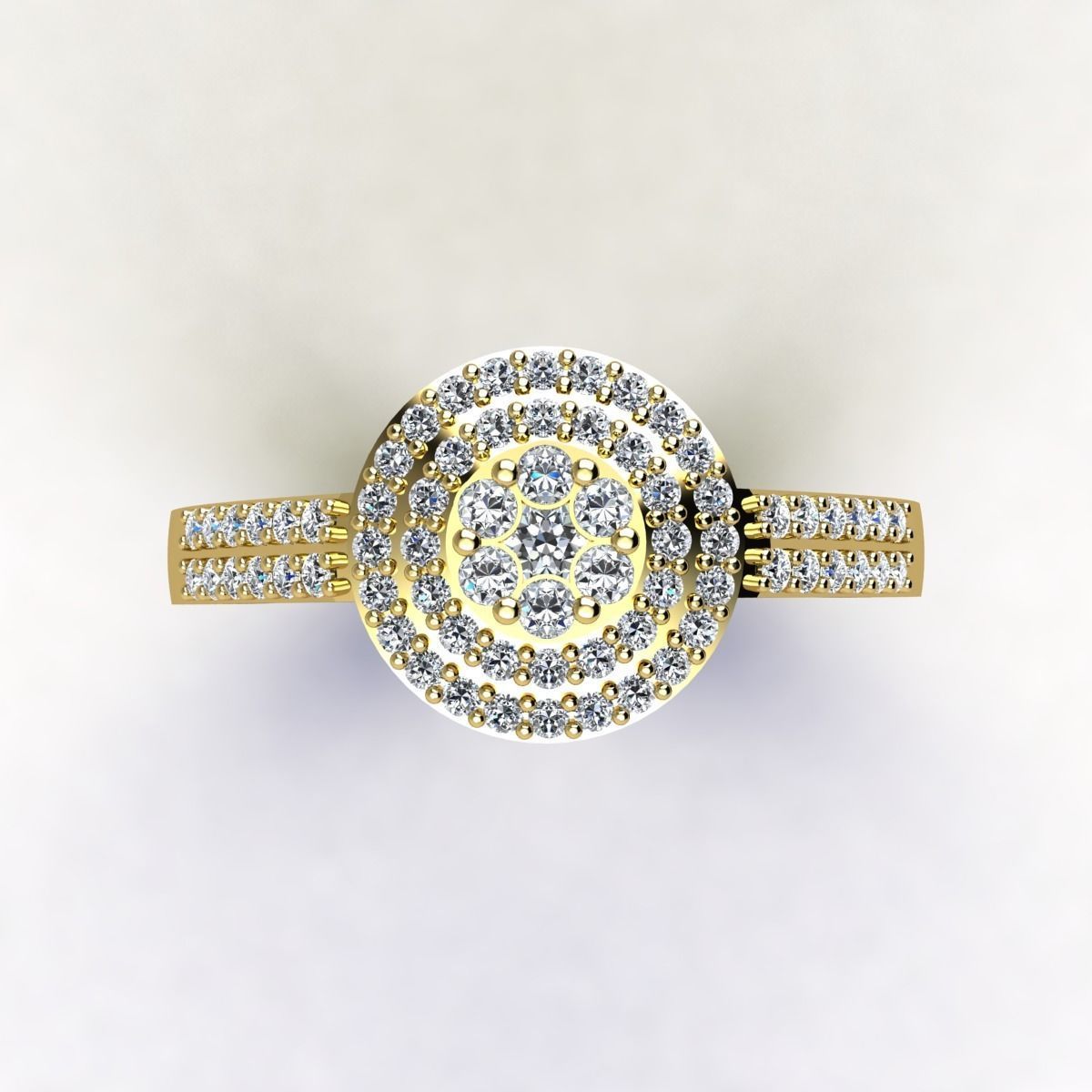 Woman Ring 3d Pring Model 3D print model_3