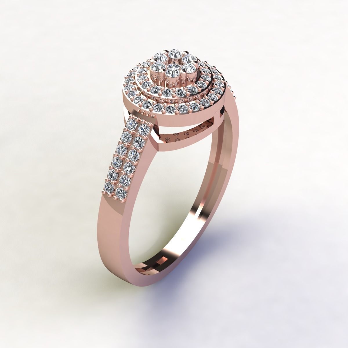 Woman Ring 3d Pring Model 3D print model_8