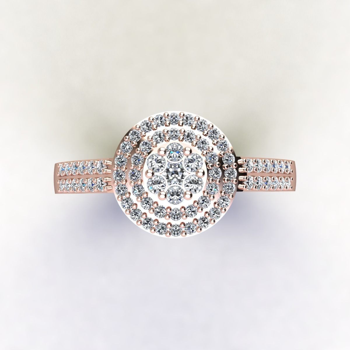 Woman Ring 3d Pring Model 3D print model_4