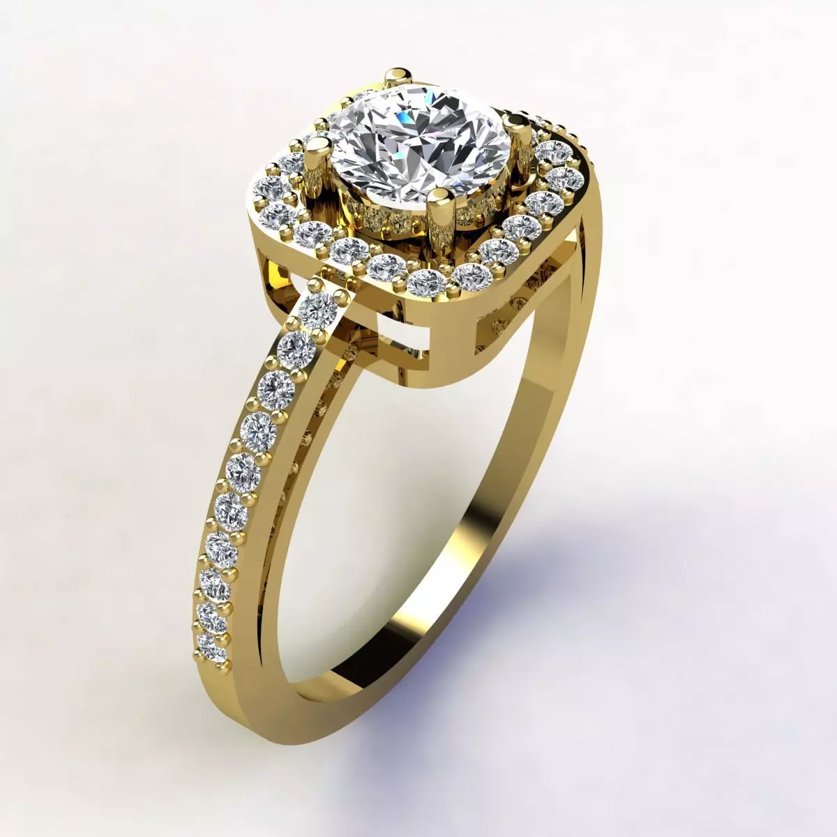 Woman Ring 3d Pring Model 3D print model_0