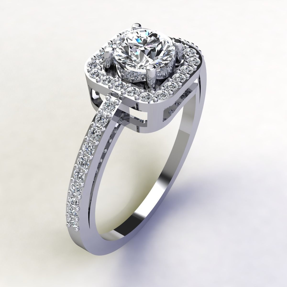 Woman Ring 3d Pring Model 3D print model_4