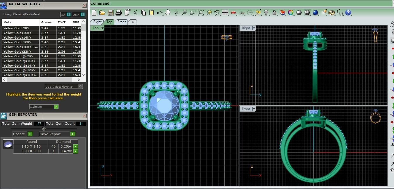 Woman Ring 3d Pring Model 3D print model_1