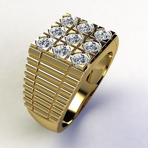 Woman Ring 3d Pring Model 3D print model