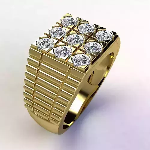 Woman Ring 3d Pring Model