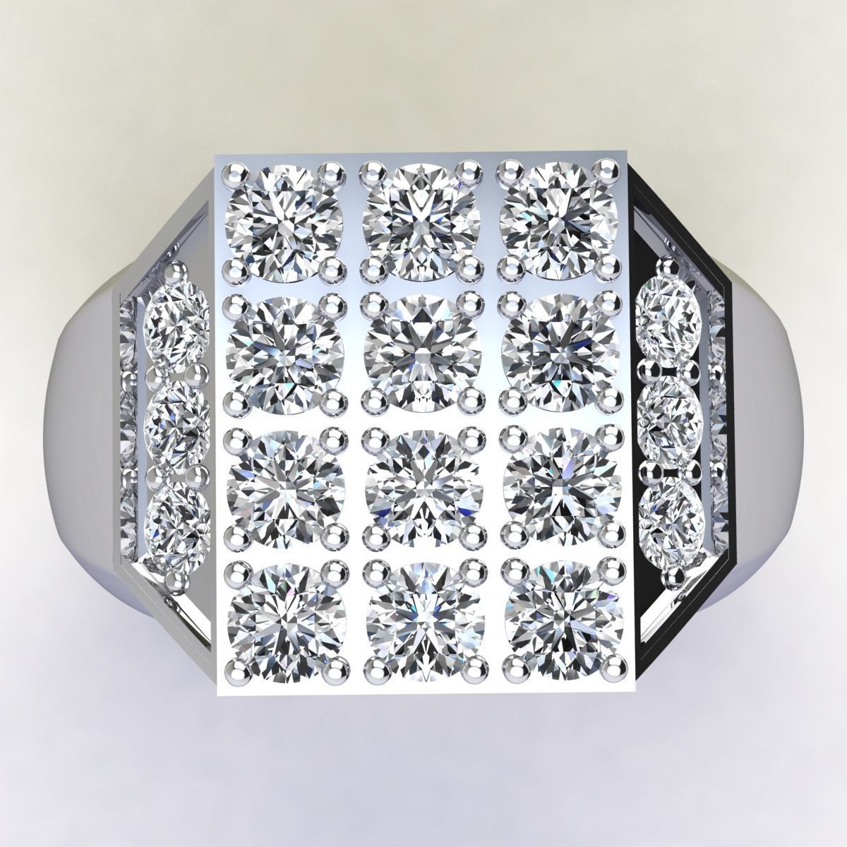 Mens Ring 3d Pring Model 3D print model_8