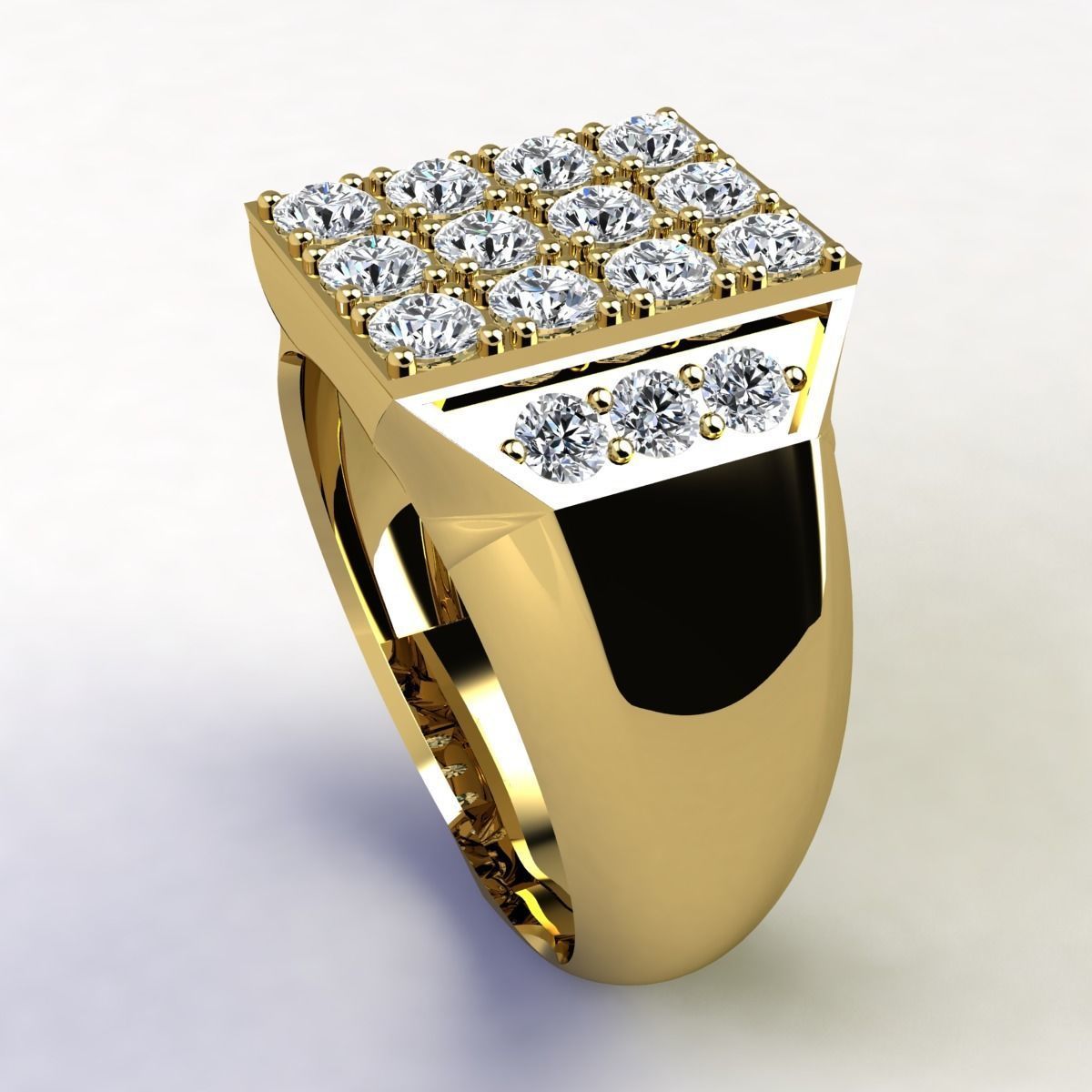 Mens Ring 3d Pring Model 3D print model_9