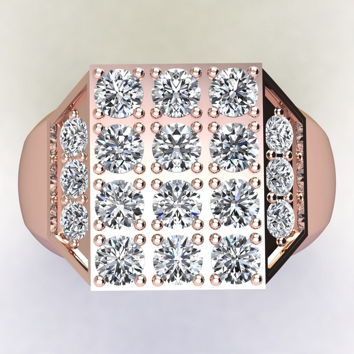 Mens Ring 3d Pring Model 3D print model_7