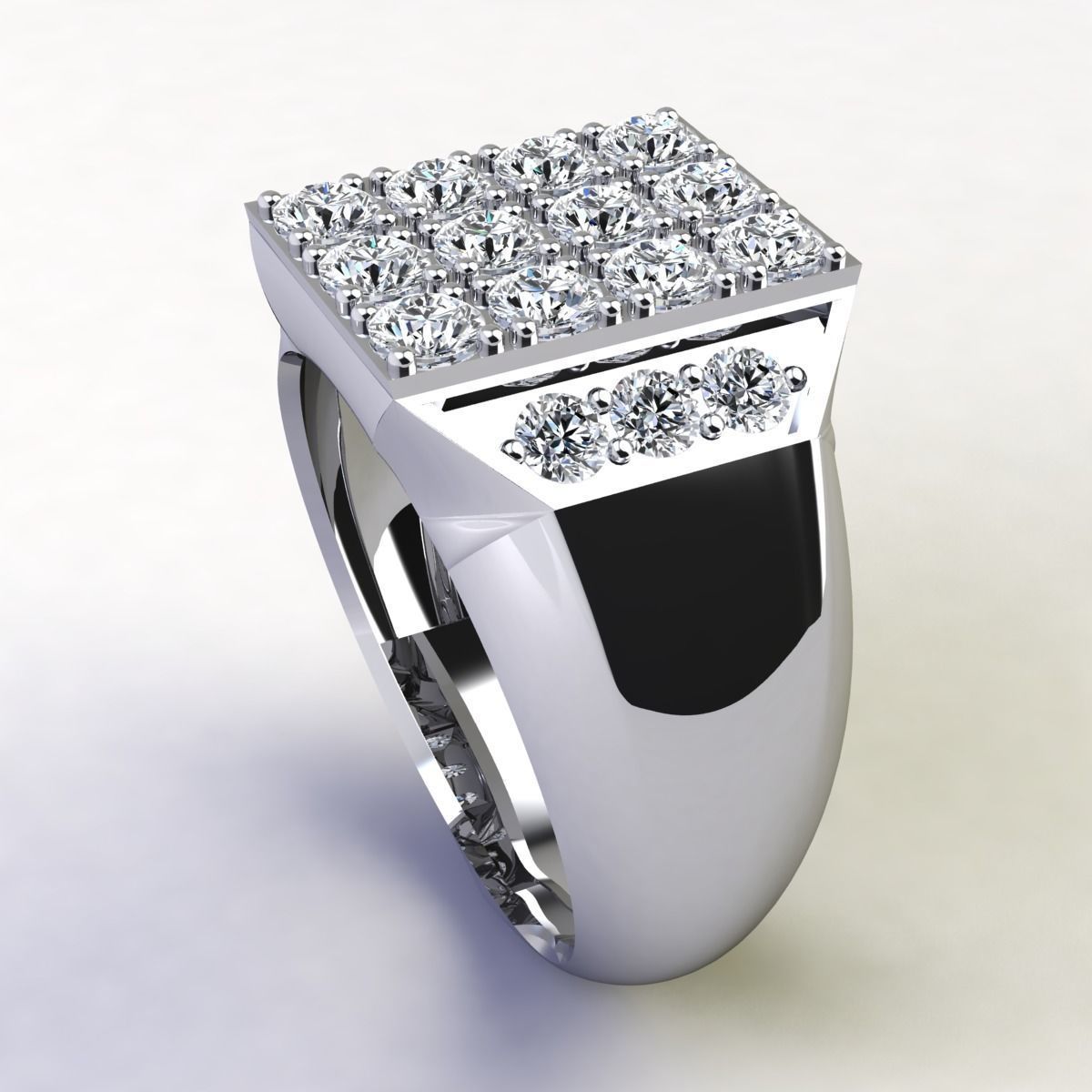 Mens Ring 3d Pring Model 3D print model_11