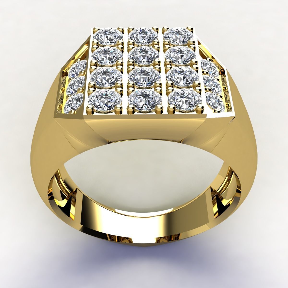 Mens Ring 3d Pring Model 3D print model_4