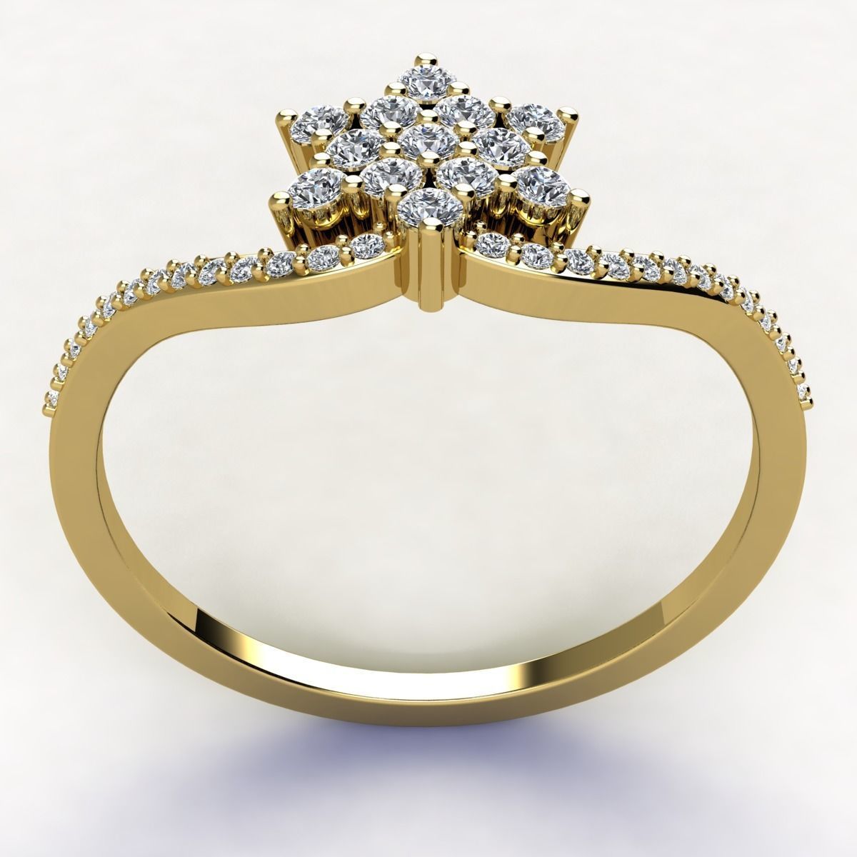 Woman Ring 3d Pring Model 3D print model_7