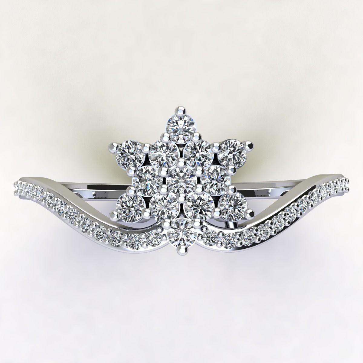 Woman Ring 3d Pring Model 3D print model_12