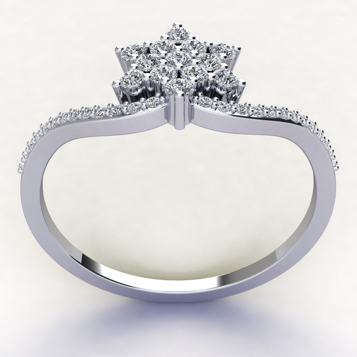 Woman Ring 3d Pring Model 3D print model_9