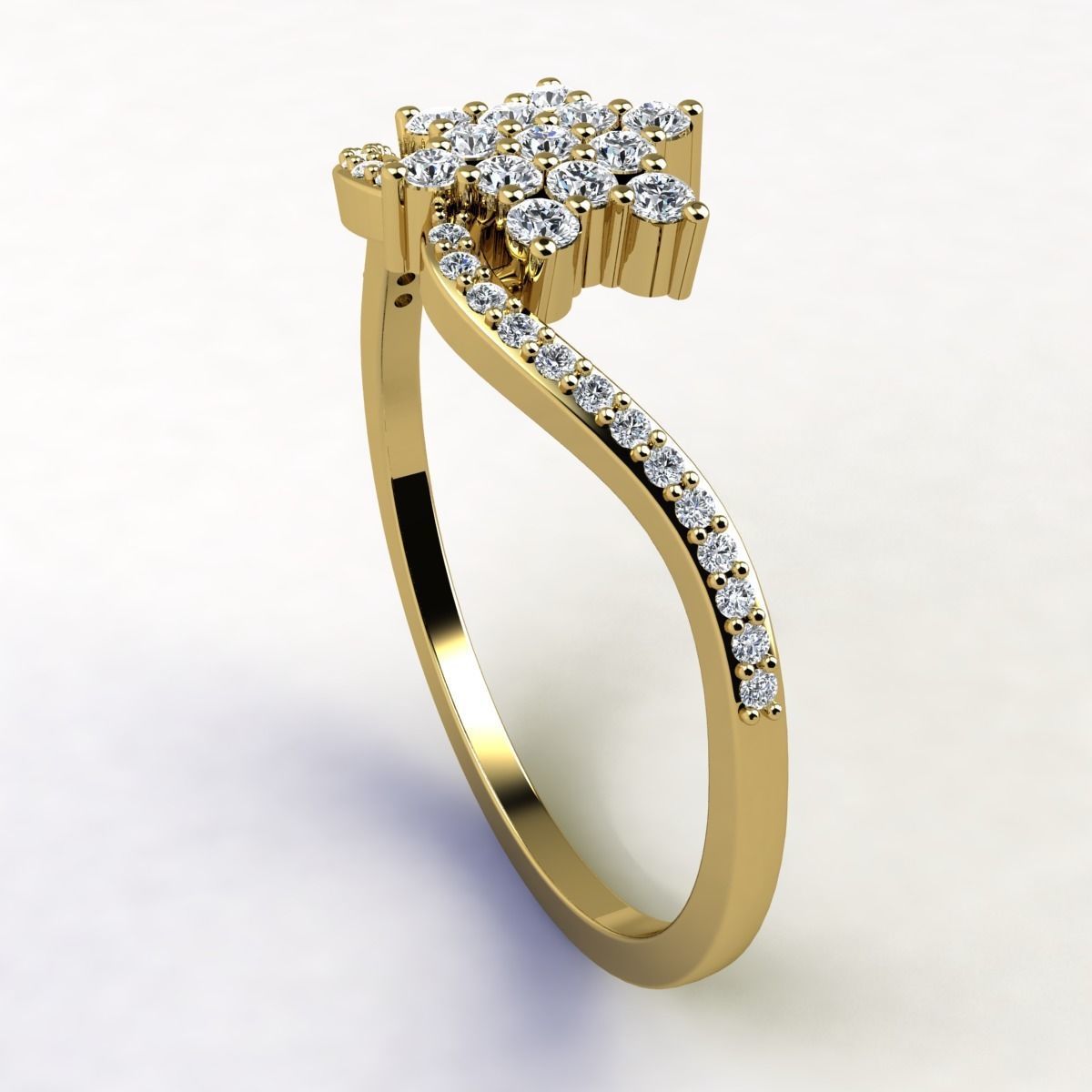 Woman Ring 3d Pring Model 3D print model_2