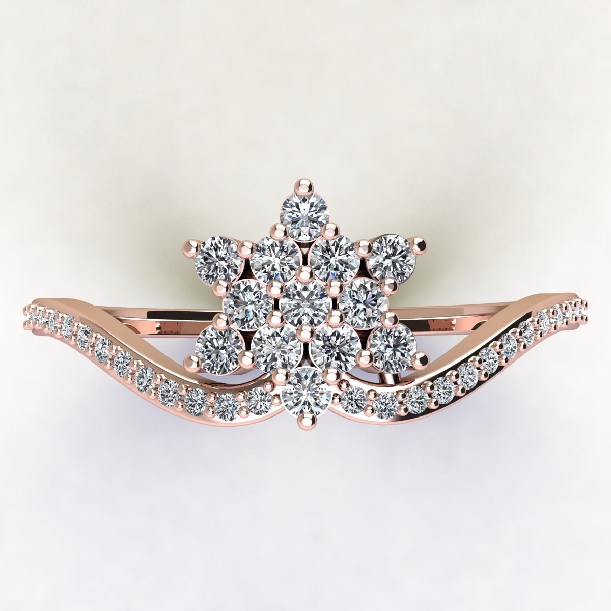 Woman Ring 3d Pring Model 3D print model_11