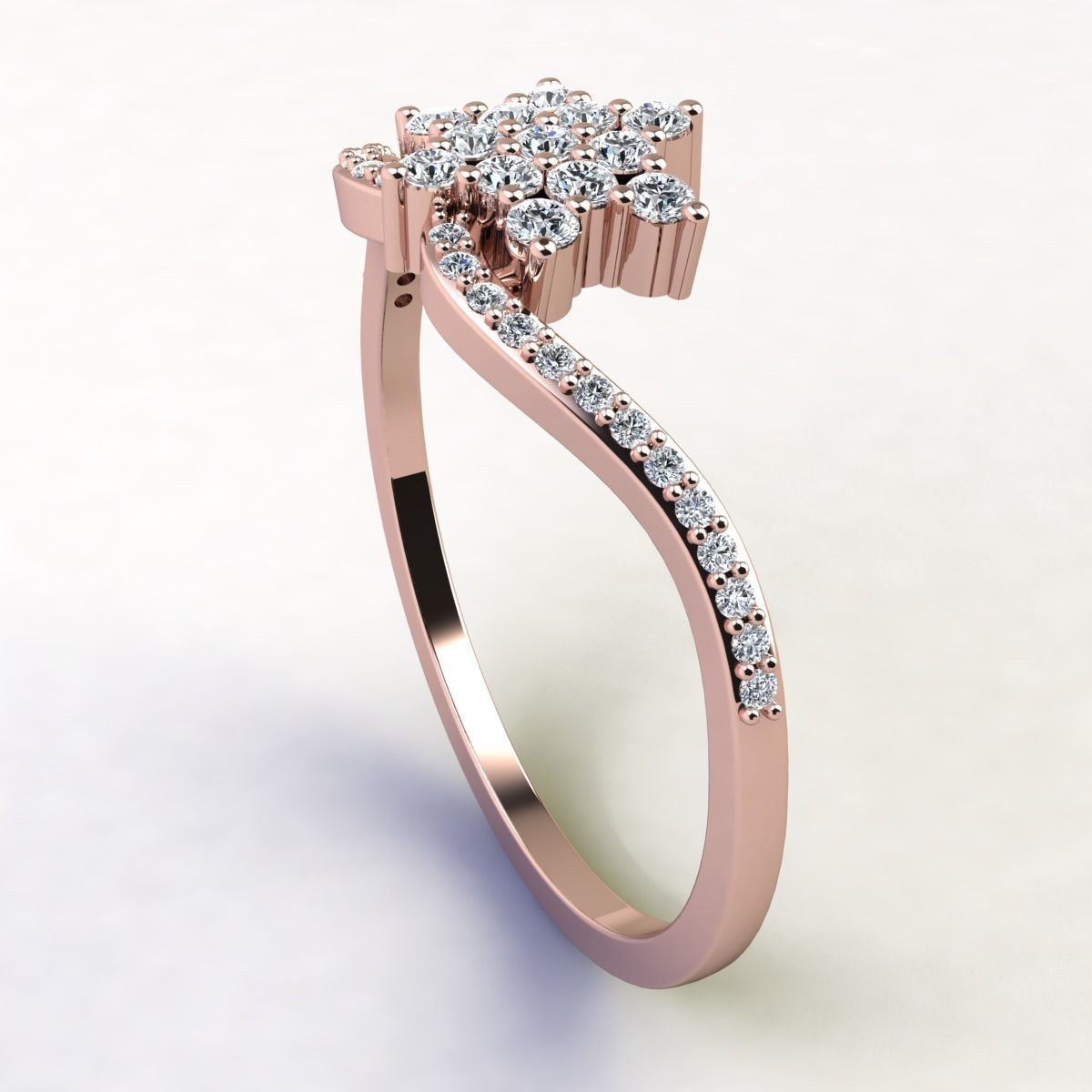 Woman Ring 3d Pring Model 3D print model_3