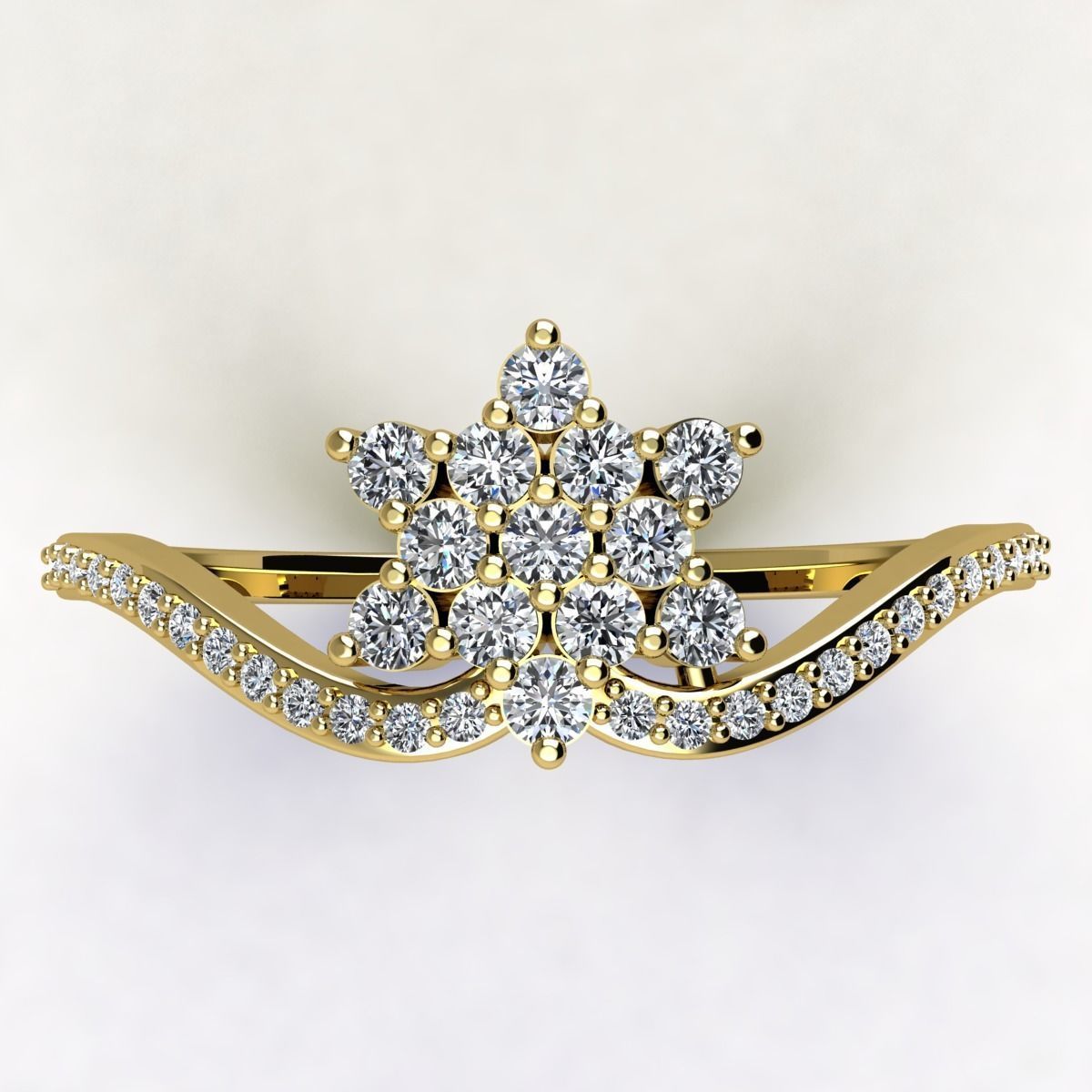 Woman Ring 3d Pring Model 3D print model_10