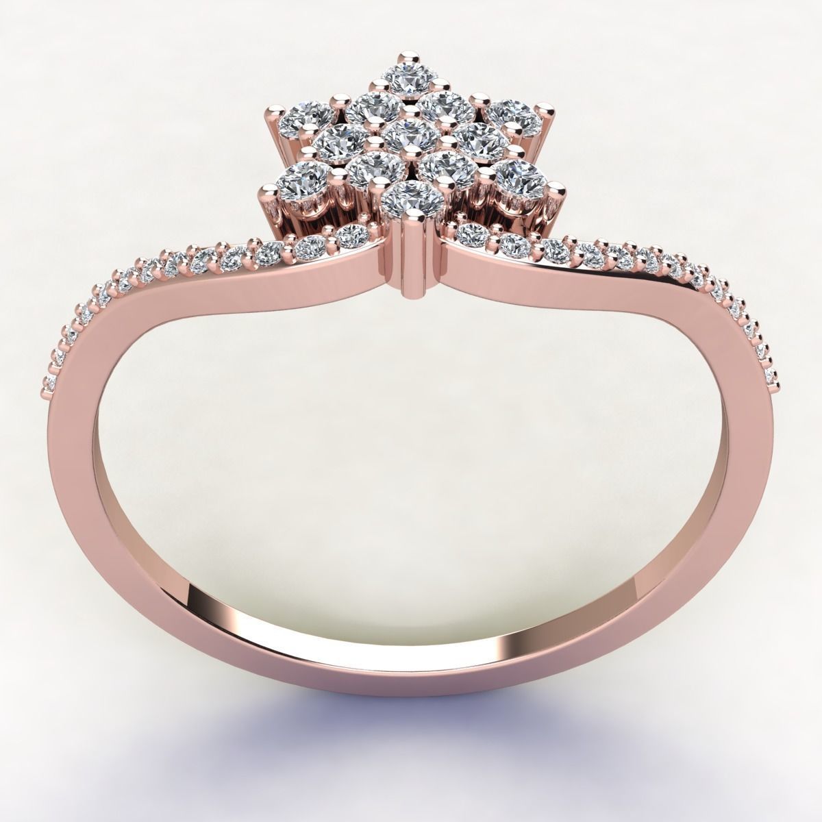 Woman Ring 3d Pring Model 3D print model_8