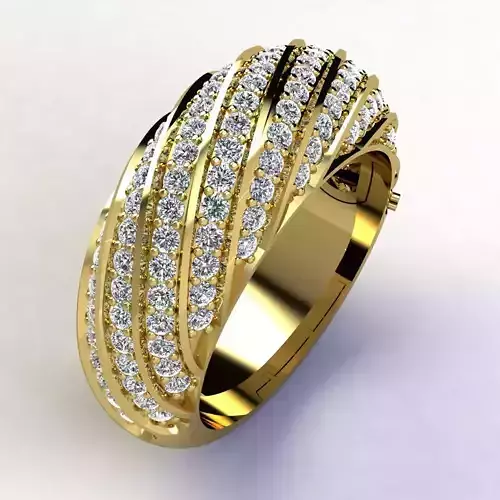 Woman Ring 3d Pring Model