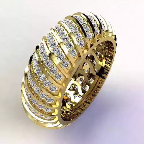 Woman Ring 3d Pring Model