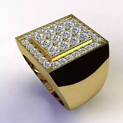 Mens Ring 3d Pring Model