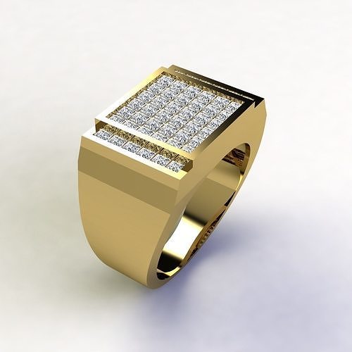 Mens Ring 3d Pring Model 3D print model