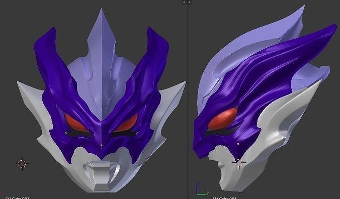 Ultraman Z Tregear 3D printable helmet 3D print model