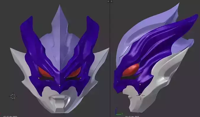 Ultraman Z Tregear 3D printable helmet