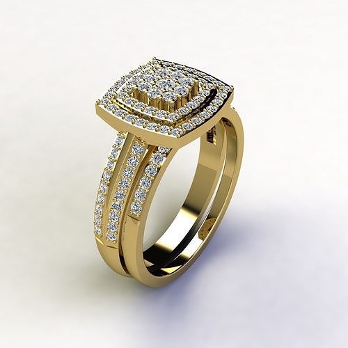 Woman Ring 3d Pring Model 3D print model