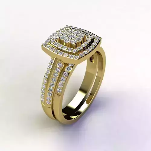 Woman Ring 3d Pring Model