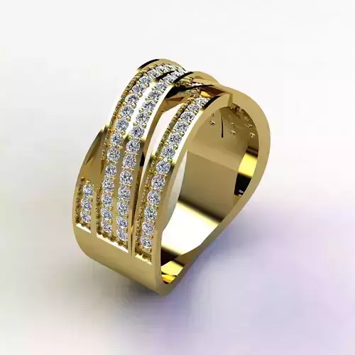 Woman Ring 3d Pring Model