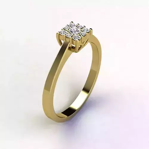 Woman Ring 3d Pring Model