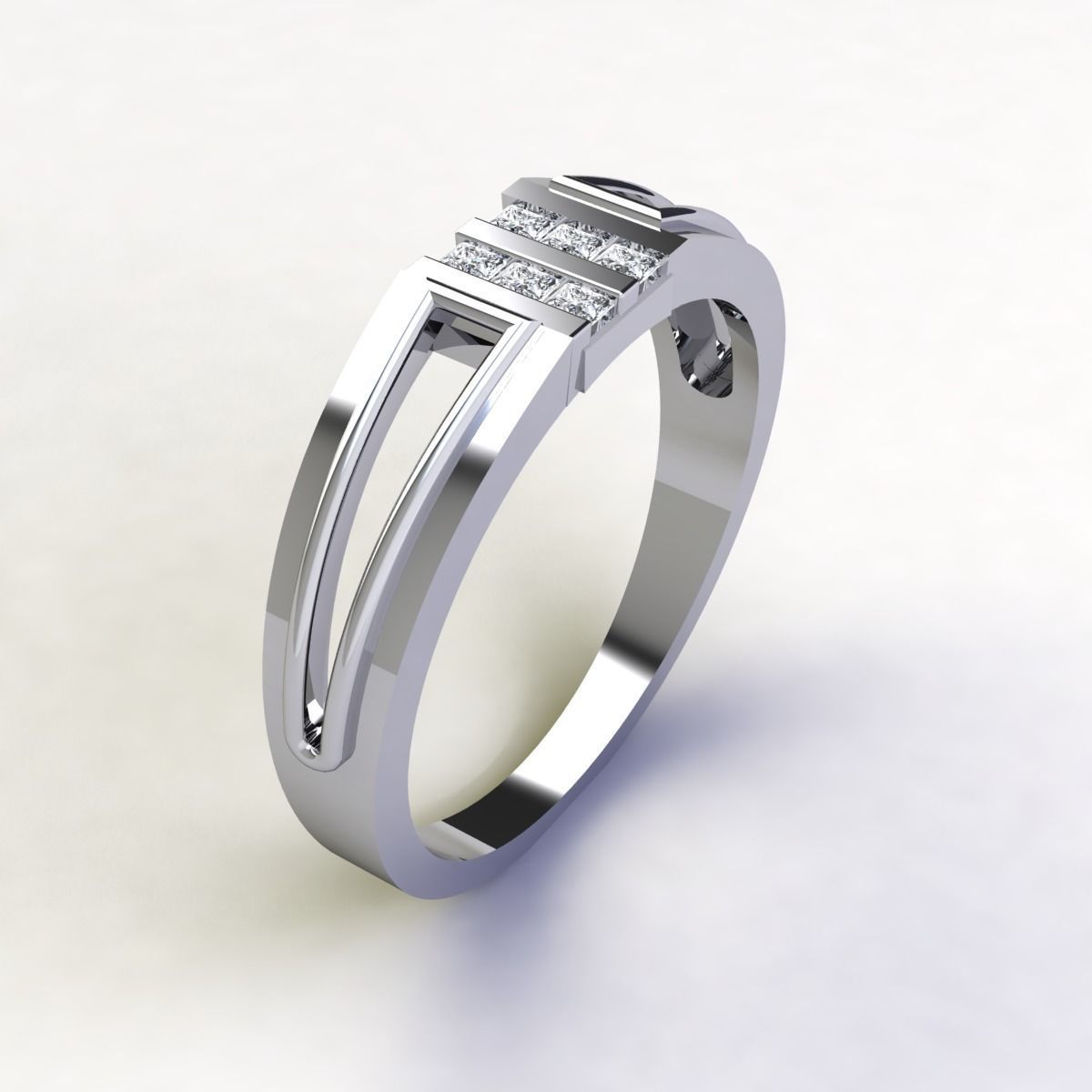 Woman Ring 3d Pring Model 3D print model_3