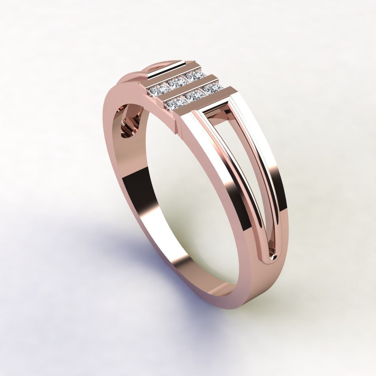 Woman Ring 3d Pring Model 3D print model_11