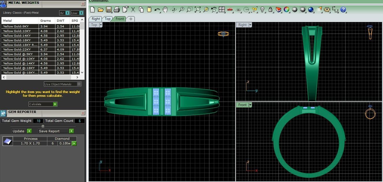 Woman Ring 3d Pring Model 3D print model_1