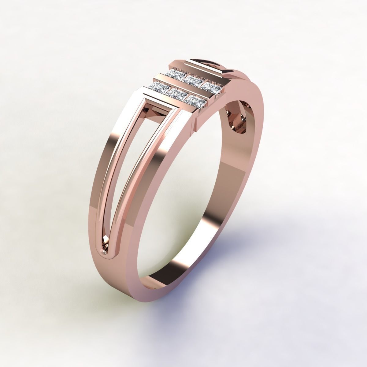 Woman Ring 3d Pring Model 3D print model_2